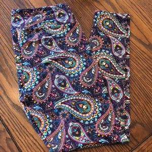 LulaRoe TC leggings EUC